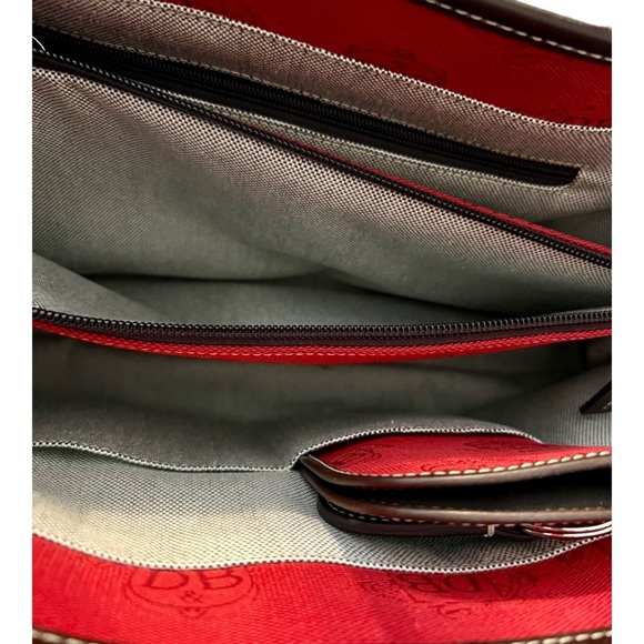 ‼️SOLD‼️ Dooney & Bourke Red and Brown Double Handles Strap & Accessories - Picture 14 of 16